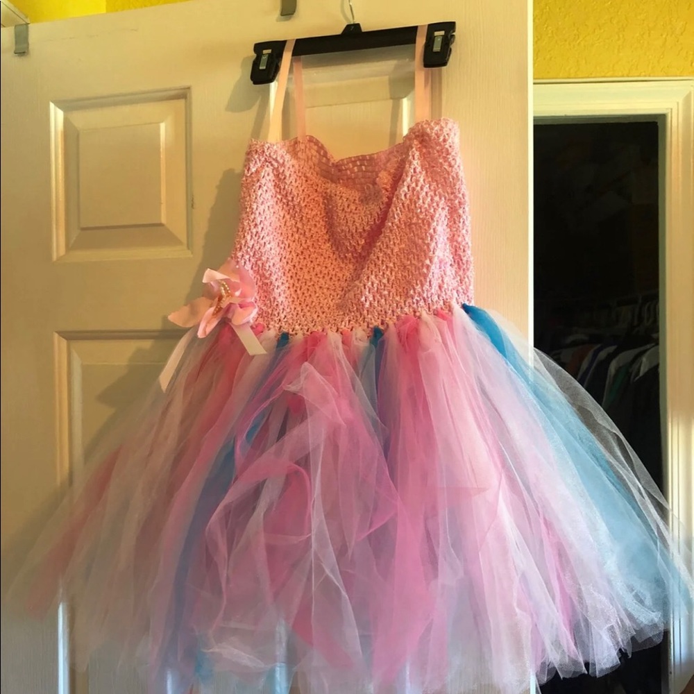 Handmade tutu dress 8/10 y